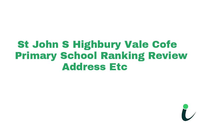 St John's Highbury Vale CofE Primary School Ranking Review Rating Address 2024